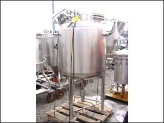 100 gal mueller receiver, sanitary s/s,80/80#-22237