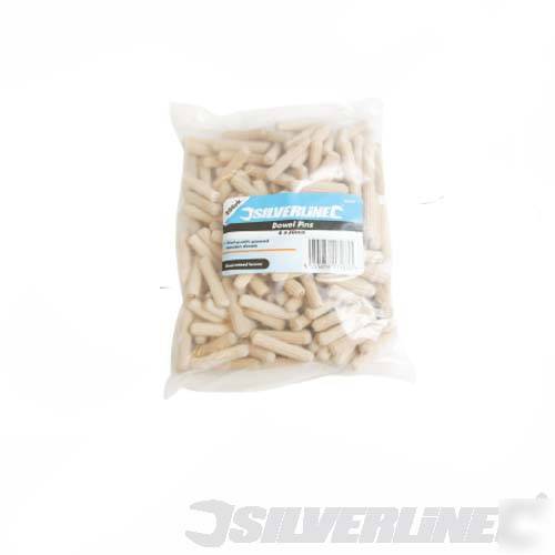 200PK bich wood dowel pins 10MM x 40MM 675212