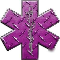 Emt ems mfr medic decal reflective 2