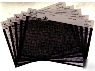 John deere 165 power units parts manual microfiche