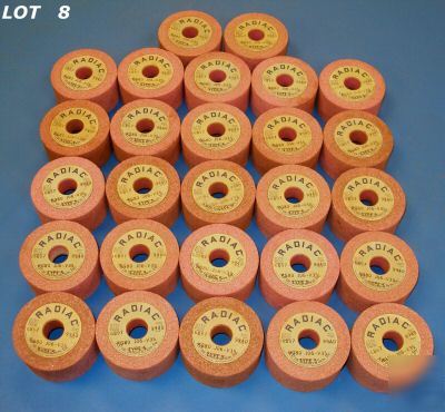 New radiac 2-1/2X1/4X5/8 grinding wheel lot/27 type 5