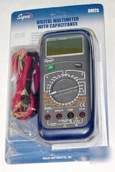 New supco 40 mega digital multimeter dm-25 (48199)