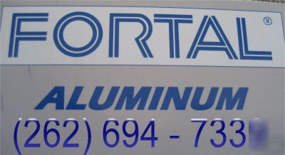  aluminum plate 3.228 x 4 5/8 x 12 1/8 fortal plate