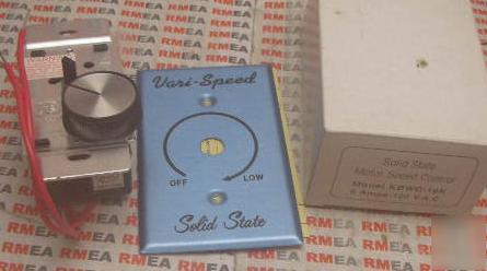 Solid state motor speed control kbwc-16K 120V lot 3@