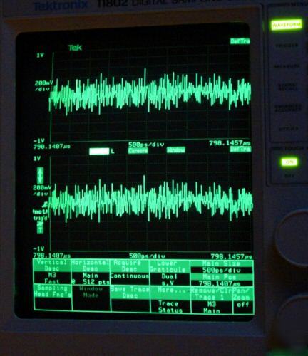 Tektronix 11802 scope 50 ghz sampling oscilloscope