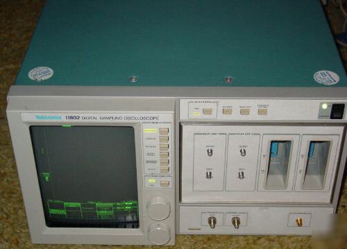 Tektronix 11802 scope 50 ghz sampling oscilloscope