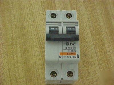 C60N merlin gerin 2A type d 480V 2P circuit breaker 