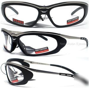 Thunder clear metal safety glasses motorcycle glasses