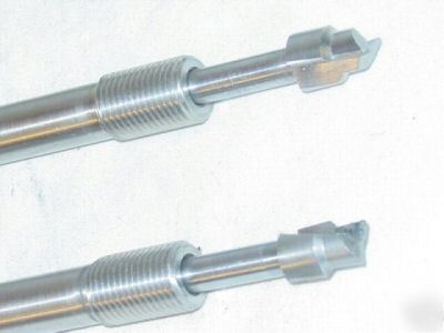 *lot of 4* precision drill bits - 3/8