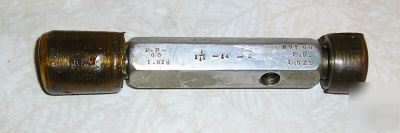 1 1/16-14 uns 2BTHREAD gage plug go/not go 1.0625 dia