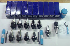 13 pcs. the best BT40 cnc start-up tooling kit