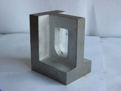 8 x 10 x 12 right angle fine iron plate ground block