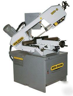 Hyd-mech dm-6 mitering head bandsaw for metal cutting