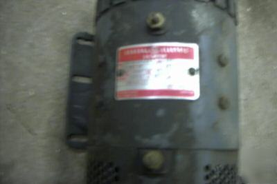 Hydraulic pump 36 volt dc general electric motor plus p