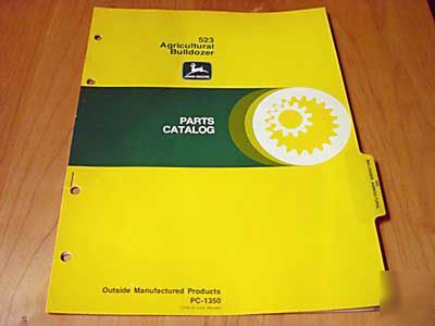 John deere 523 ag bulldozer parts manual catalog jd oem