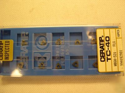 New 10 ceratip inserts wbgh 521FLX TC40