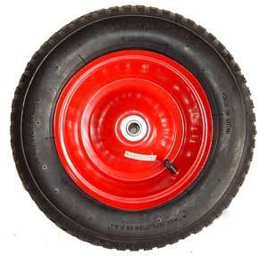 New 2 large wheel barrow wheels/tire 4.0-8 w@w