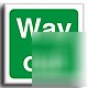 Way out sign-semi rigid-150X150MM(sa-007-rc)