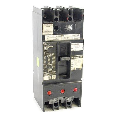 Westinghouse model KB3250 175AMP 600V circuit breaker