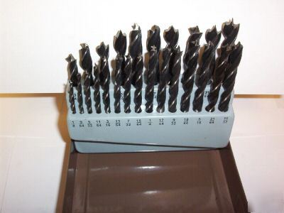 25PC industrial bradpoint wood drill bit set