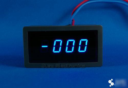 3 digital blue led ac 0~700V volt panel meter
