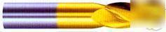 New 3/8 30512 4FL fullerton carbide ball end mills tin