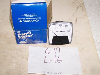 1 yokogawa panel meter p/n: 25432ECPK dcmvo-left 