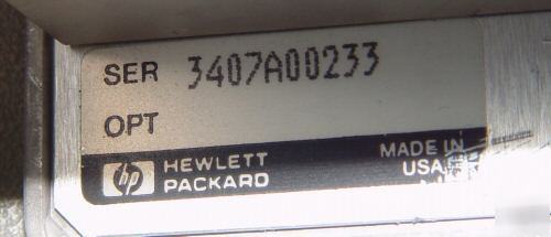 Agilent /hp 85645A 300KHZ-26.5GHZTRACKING source+manual