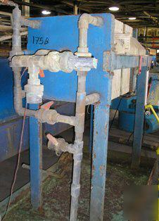3 cu. ft. met-chem filter press