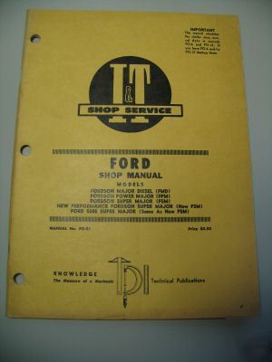 I&t shop service manual for ford