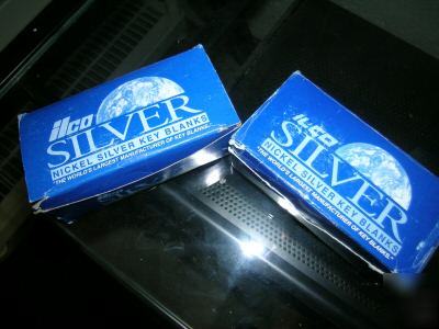 Ilco 1028DD silver line key blanks lot of 25 diebold/ns