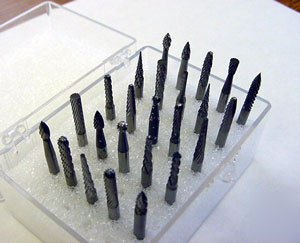New 1/8 solid carbide burr 25 pcs set-usa