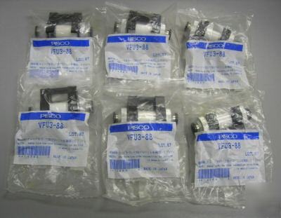 New 6 in pkg pisco pneumatic vacuum filter VFU3-88
