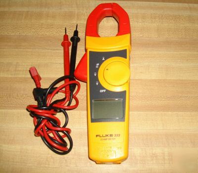 Fluke 333 digital clamp meter leads 600V 400A