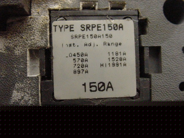 Ge spectra rms cur lim breaker 3 pole 150 amp 600 vac