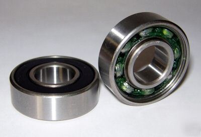 (10) 6202RS ball bearings, 15X35 mm, sealed one side