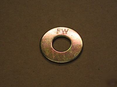 100 uss flat washers - thru hard/grade 8 - size: 3/4