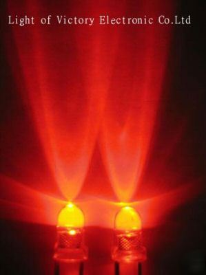 1000P super bright 3MM red led 10,000MCD+ 1000 resistor