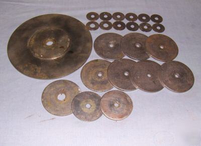 23 piece set stainless steel plates for diamond tooling