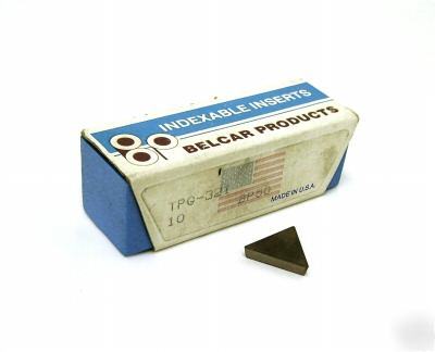 Belcar products tpg 321 carbide inserts