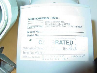 Fluke victoreen 470A panoramic radiation survery meter