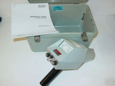 Fluke victoreen 470A panoramic radiation survery meter