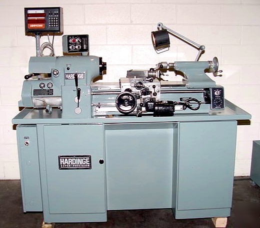 Hardinge hlv-h-em inch-metric hi-precision engine lathe