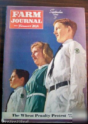 Lot vintage magazines~farm journal/farmer's wife~1940's