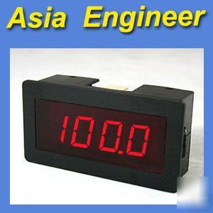 New 3Â½ red led digital volt panel meter dc 0-200MV