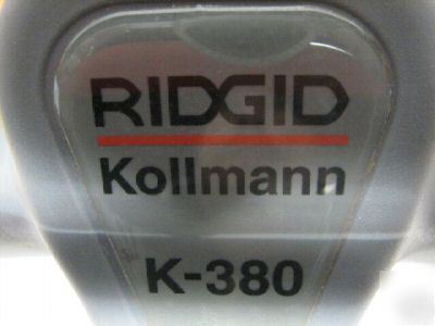 Ridgid k-380 drum machine 75 feet drain snake tested