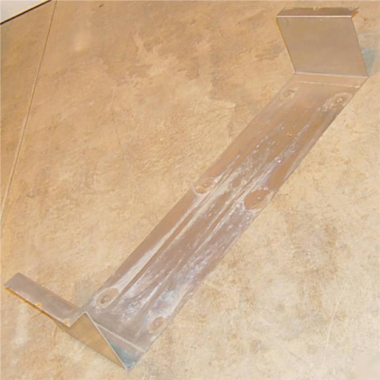 Stainless steel ss metal pick-up truck tool box shelf