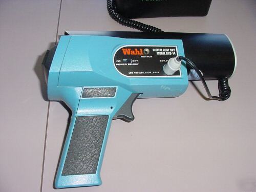 Wahl heat spy digital infared therometer dhs-14, case