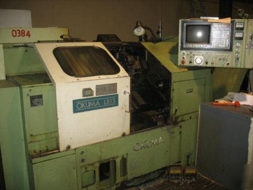 Okuma model lb 15 2 axis turning center, 