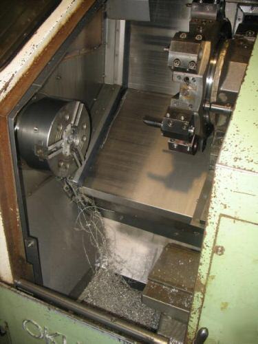 Okuma model lb 15 2 axis turning center, 